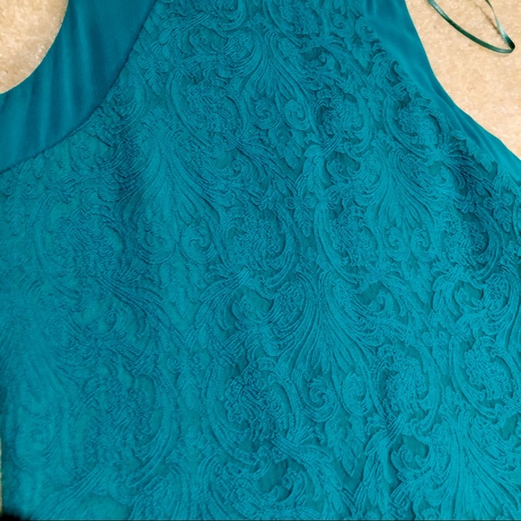 Teal Zara Trafluc Dress - Picture 2 of 10